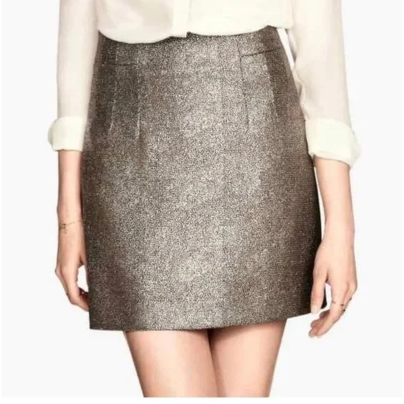 H&M Gold Metallic Skirt - Picture 9 of 9